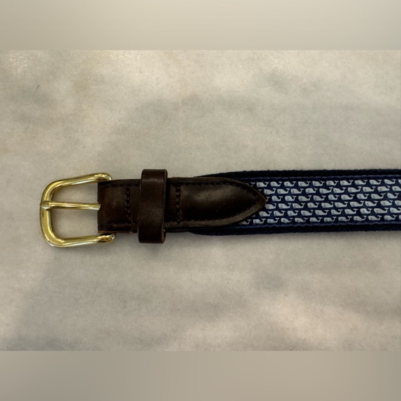 VINEYARD VINES Sz 26 shep & Ian whale navy belt youth boys - Picture 1 of 3